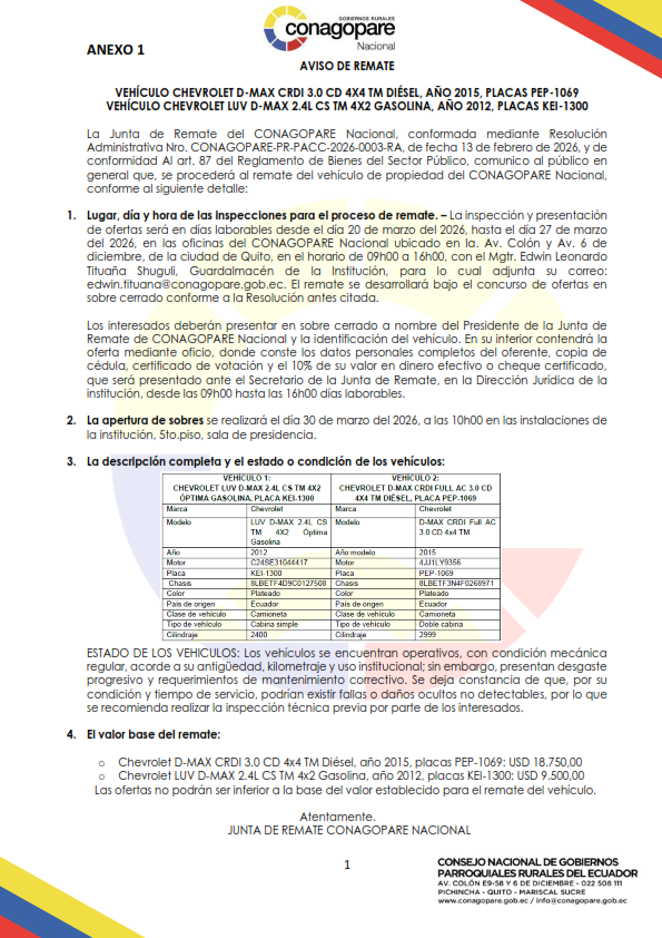 AVISO DE REMATE NRO4